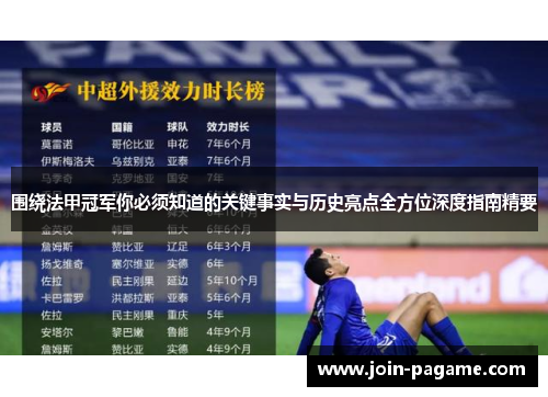 围绕法甲冠军你必须知道的关键事实与历史亮点全方位深度指南精要 围绕法甲冠军你必须知道的关键事实与历史亮点全方位深度指南精要